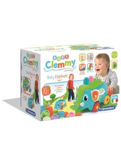 ClementoniÂ Soft Clemmy Elephant Wagon Blocks Cart