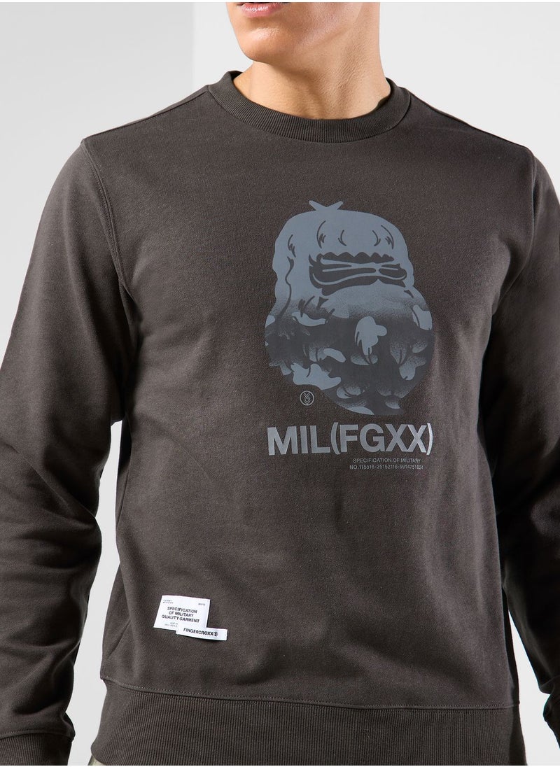 FINGERCROXX - Logo Sweatshirt - Image 1