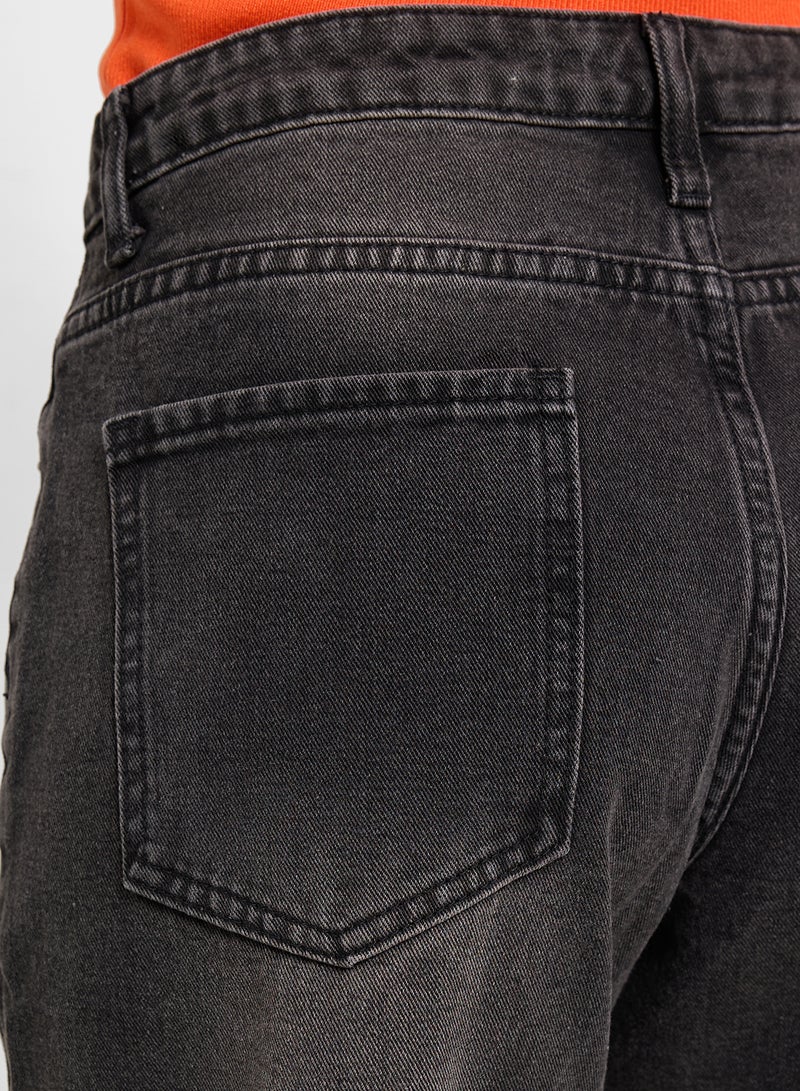 جينجر جينز سكيني بخصر مرتفع ممزق - Image 5