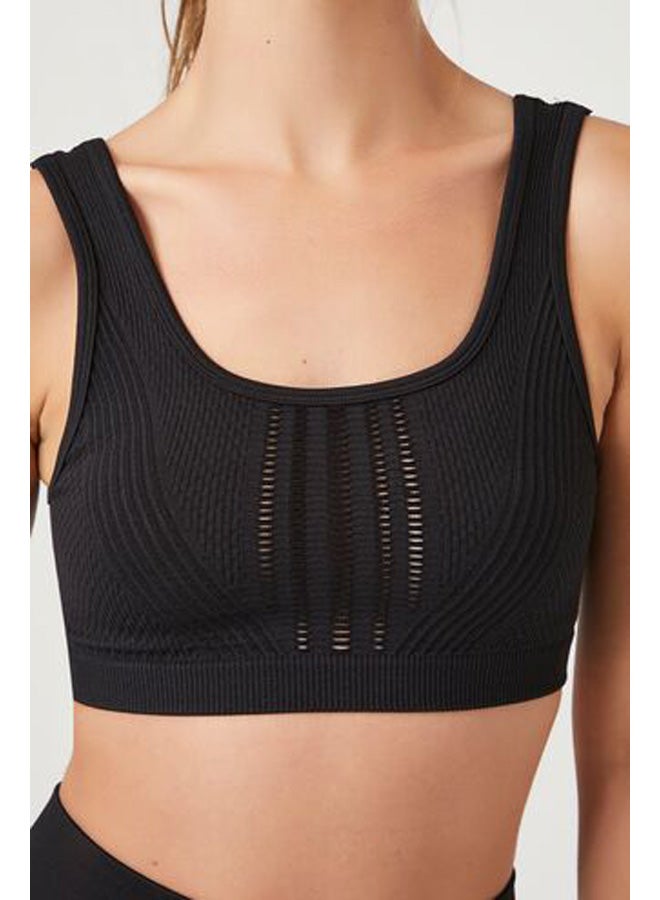 FOREVER 21 Seamless Perforated Sports Bra - Image 2
