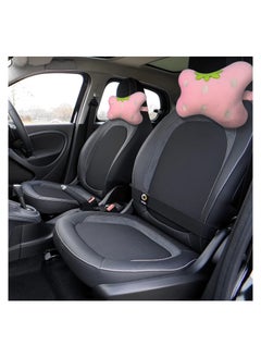 KASTWAVE Universal Car Seat Cushion Neck, Pink Strawberry Pillow, Comfortable Soft Car Headrest Pillow, Head Support Pillow for Travelling and Home, 2 Pcs  - Image 2