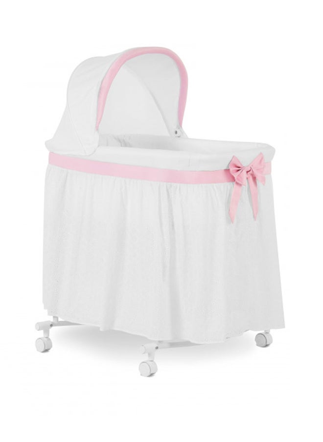 Dream On Me - Montreal Portable 2-In-1 Bassinet In Pink - Image 1