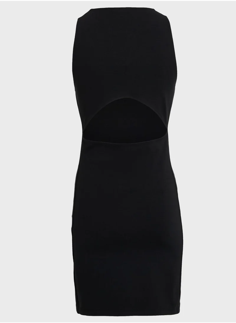 Calvin Klein Jeans Sleeve Less Logo Dress