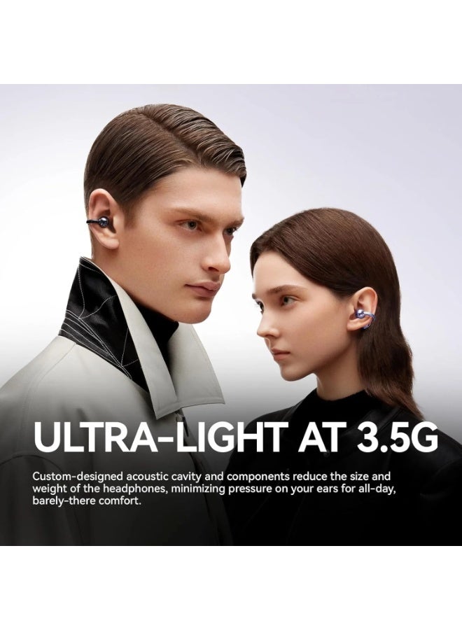 Sanag S6S True Wireless Bluetooth Clip-On Earphones with Microphone, 38H Battery Life, Black - Image 3