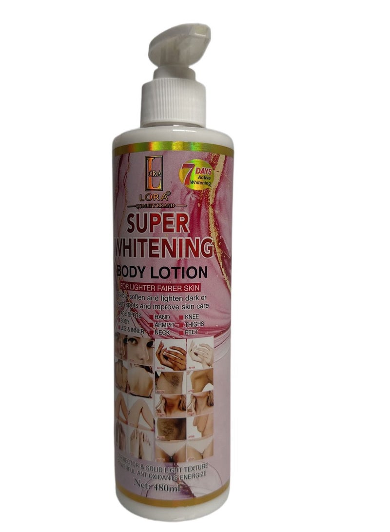 LORA Super WhItening Body Lotion 480Ml