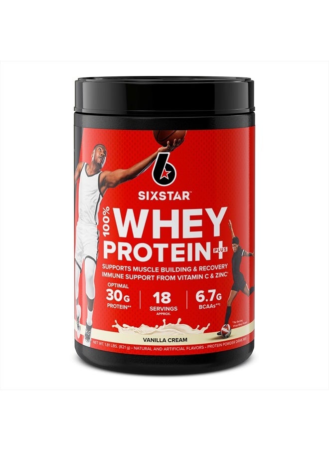 SIX STAR Elite Series 100% Whey Protein Plus Vanilla Cream 1.8lbs US  - Image 1