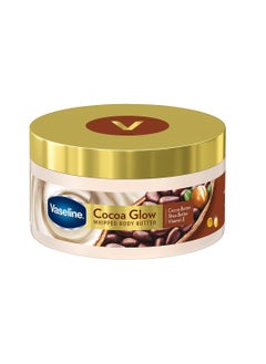 Vaseline Cocoa Glow Whipped Body Butter Cocoa Shea Butter for Glowing Soft Skin