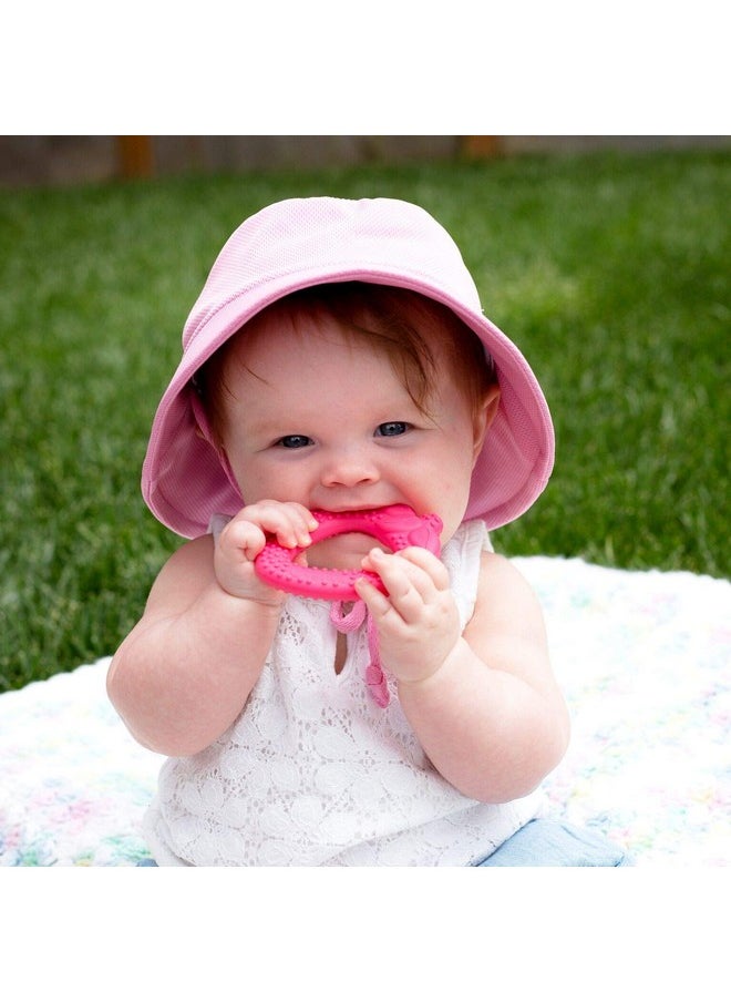 green sprouts Fruit Teether Made From Silicone ; Soothes Gums & Promotes Healthy Oral Development ; Soft Flexible Silicone Eases Pain Easy To Hold Gum & Chew Dishwasher Safe  - Image 4