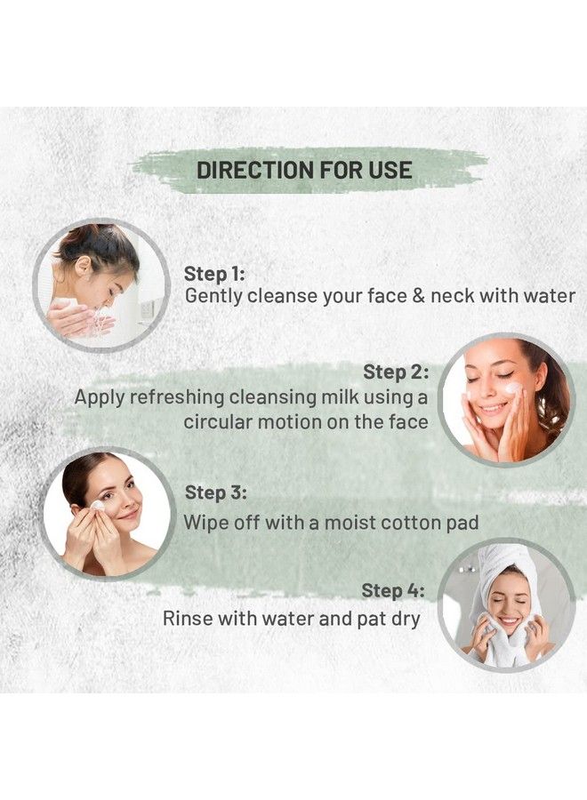 LUSTER Papaya Ultimate Cleansing Milk; Enriched With Natural Ingredients; For Smooth Soft & Clean Skin; Cleansing Milk For Makeup Remover (Paraben & Sulfate Free)210 Ml - Image 5