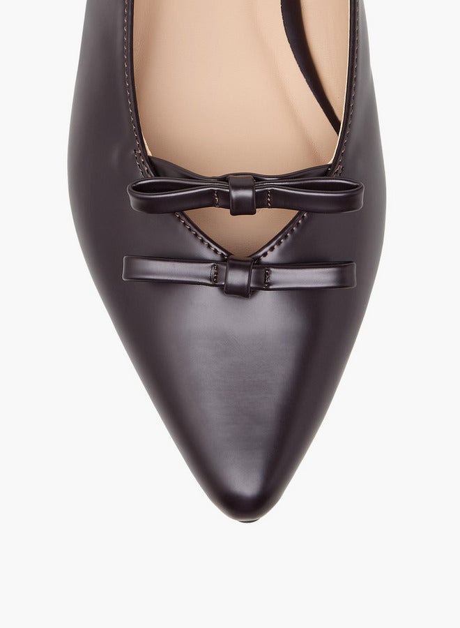 Flora Bella By Shoexpress Women Bow Detail Slingback Shoes  - Image 4