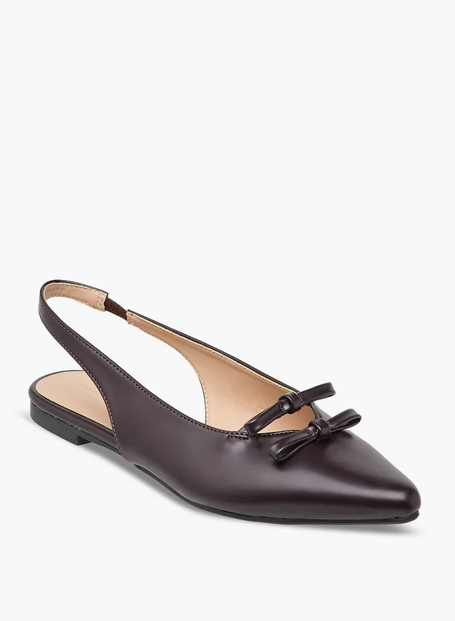 Flora Bella By Shoexpress Women Bow Detail Slingback Shoes