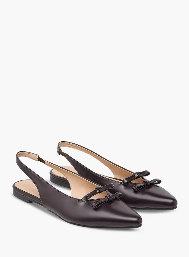 Flora Bella By Shoexpress Women Bow Detail Slingback Shoes