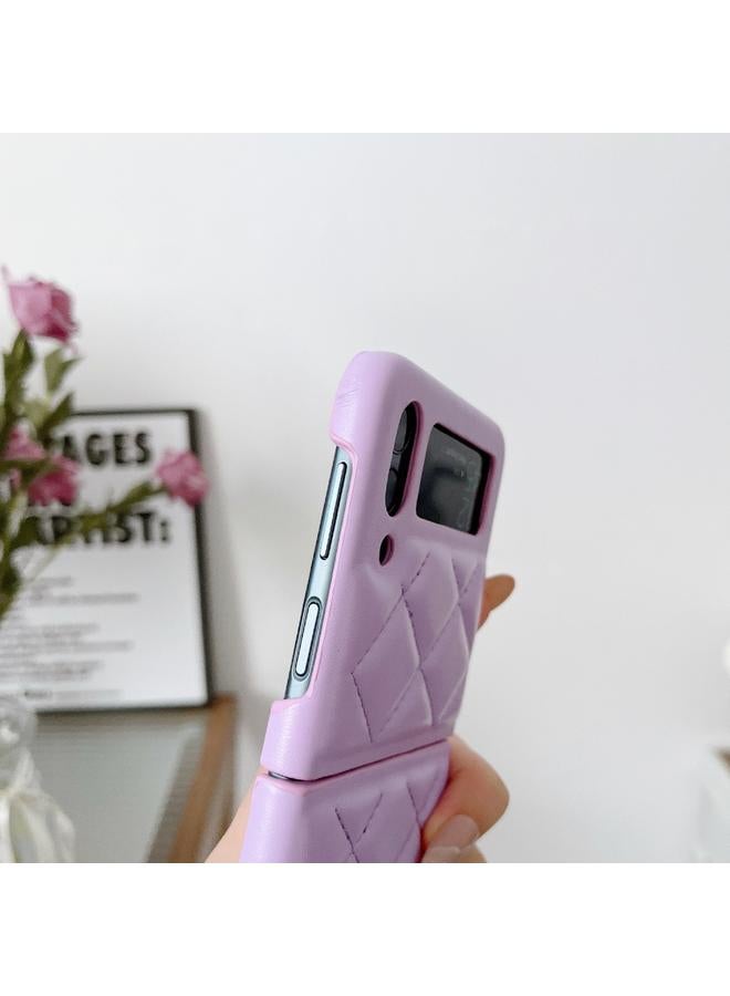 erorex Case For Samsung Galaxy Z Flip4 Diamond Pattern Fold Protective Phone Case - Image 4