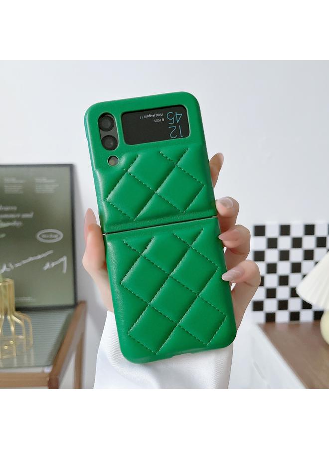 erorex Case For Samsung Galaxy Z Flip4 Diamond Pattern Fold Protective Phone Case - Image 1