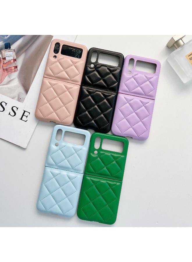 erorex Case For Samsung Galaxy Z Flip4 Diamond Pattern Fold Protective Phone Case - Image 2