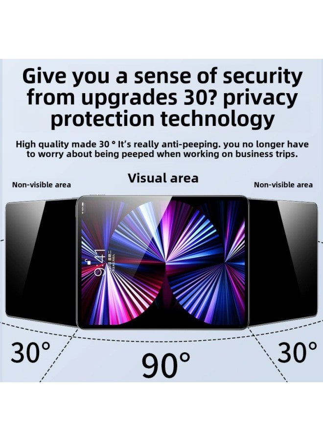 Suitable For Ipadpro Anti-peep Film Air5 Protective Film 10.2 Inch 9/8 Anti-peeping Apple 11/12.9 Inch Film-Color:Ipad Pro 2018 Version Full Screen( 12.9inch )-Size: 30 Degree Privacy Protection - Image 2