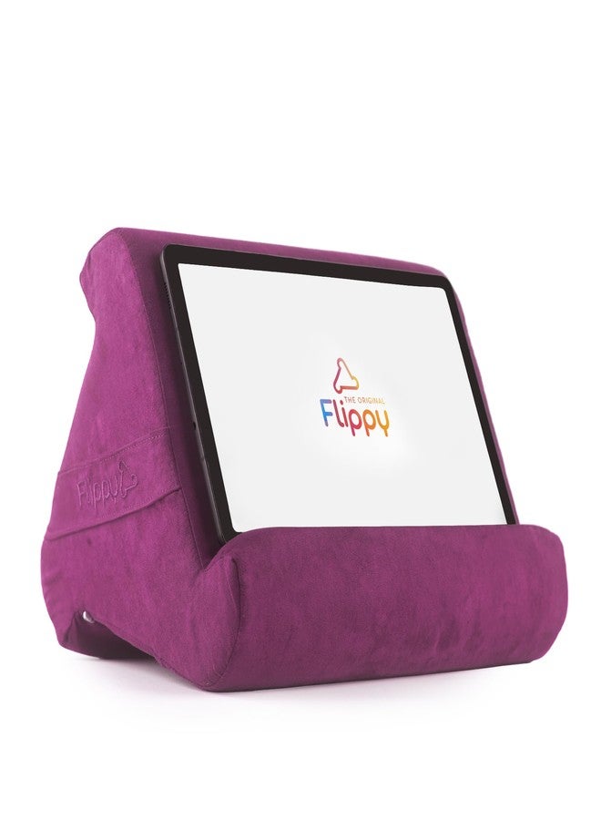 Flippy Tablet Pillow Stand - Cushion Tablet Stand & Holder, Bed Support for Lap and Desk, Compatible with Phone & Book Reading: Kindle, iPad Pro, iPhone & Samsung - Orchid You Not - Image 1