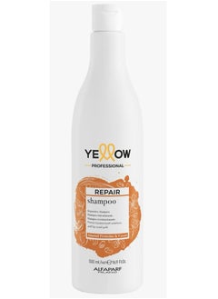 ALFAPARF MILANO Yellow Repair shampoo with almond proteins and cacao butter for damaged hair 500ml 