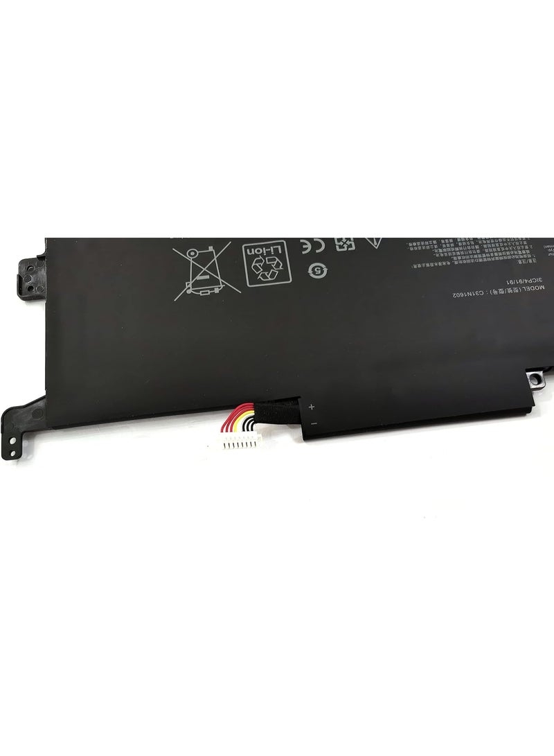 Terabyte C31N1602 C31N16O2 0B200-02090000 Laptop Battery Replacement for U3000U UX330 UX330U UX330UA UX330UAK UX330UA-1A UX330UA-1B UX3330UA-1B UX3330UA-333 00UA-1C UX330UA-FB018R FB161T Series - Image 3