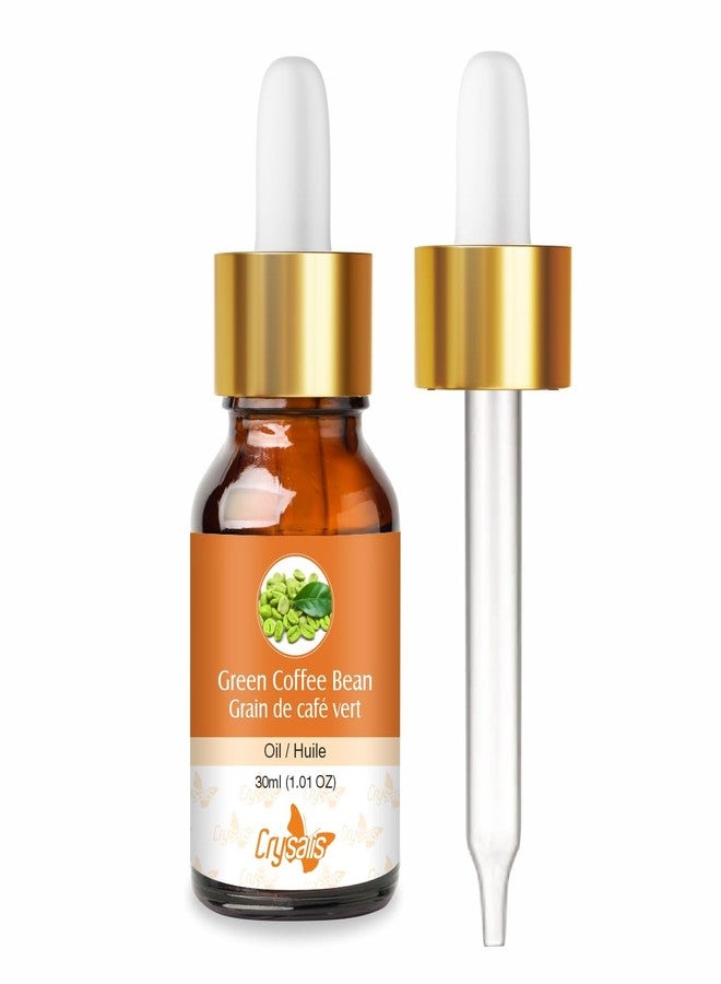 Crysalis Green Coffee Bean (Coffea Arabica) Oil | Pure & Natural Undiluted Cold Pressed Oil Organic Standard/Skin Care, Hair Care, Fragrances/Energise - 30ml - Image 1