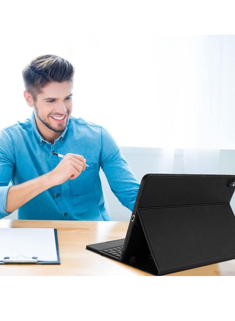 ELTRAZONE iPad Keyboard Case for iPad Air 4th Generation, Detachable Wireless Bluetooth Trackpad Keyboard, Smart Folio Cover with Pencil Holder, - Image 5