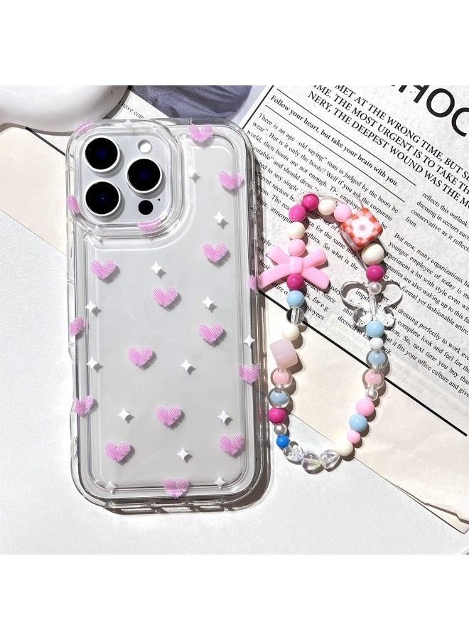 NIBEMINENT Painted Love Protective TPU Case Cover For iPhone 14 Clear - Image 2