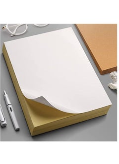 ECVV Printable self adhesive sticker paper label for laser & Inkjet printer A4 Size 8.5x11 inch-50 sheets  - Image 1