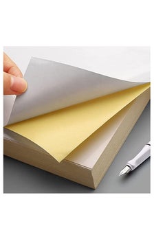 ECVV Printable self adhesive sticker paper label for laser & Inkjet printer A4 Size 8.5x11 inch-50 sheets  - Image 2