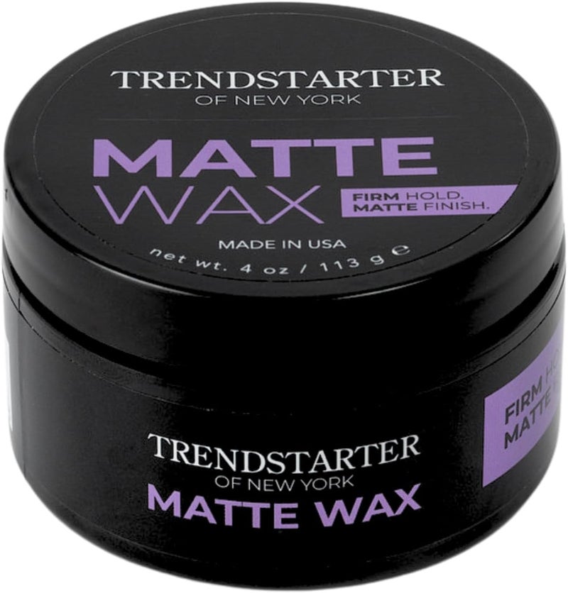 TRENDSTARTER Matte Wax - Firm Hold Hair Styling Pomade - Image 1