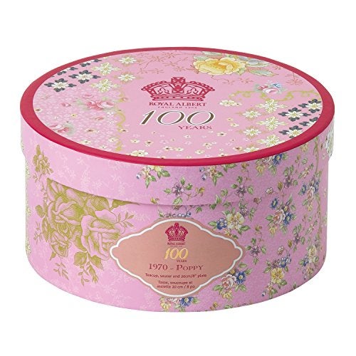 Royal Albert 100 Years 1970 3-Piece Set (Teacup, Saucer & Plate 8") - Image 5