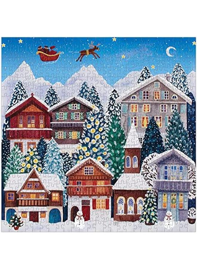 Galison Yuletide Village 500 Piece Puzzle - Image 2