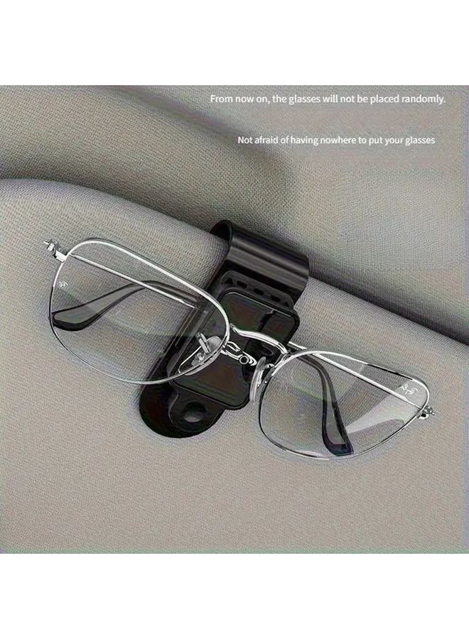 Car Dashboard Glasses Holder Organizer Speedy Red ABS Resin Clip For Eyeglasses Tickets - Image 2