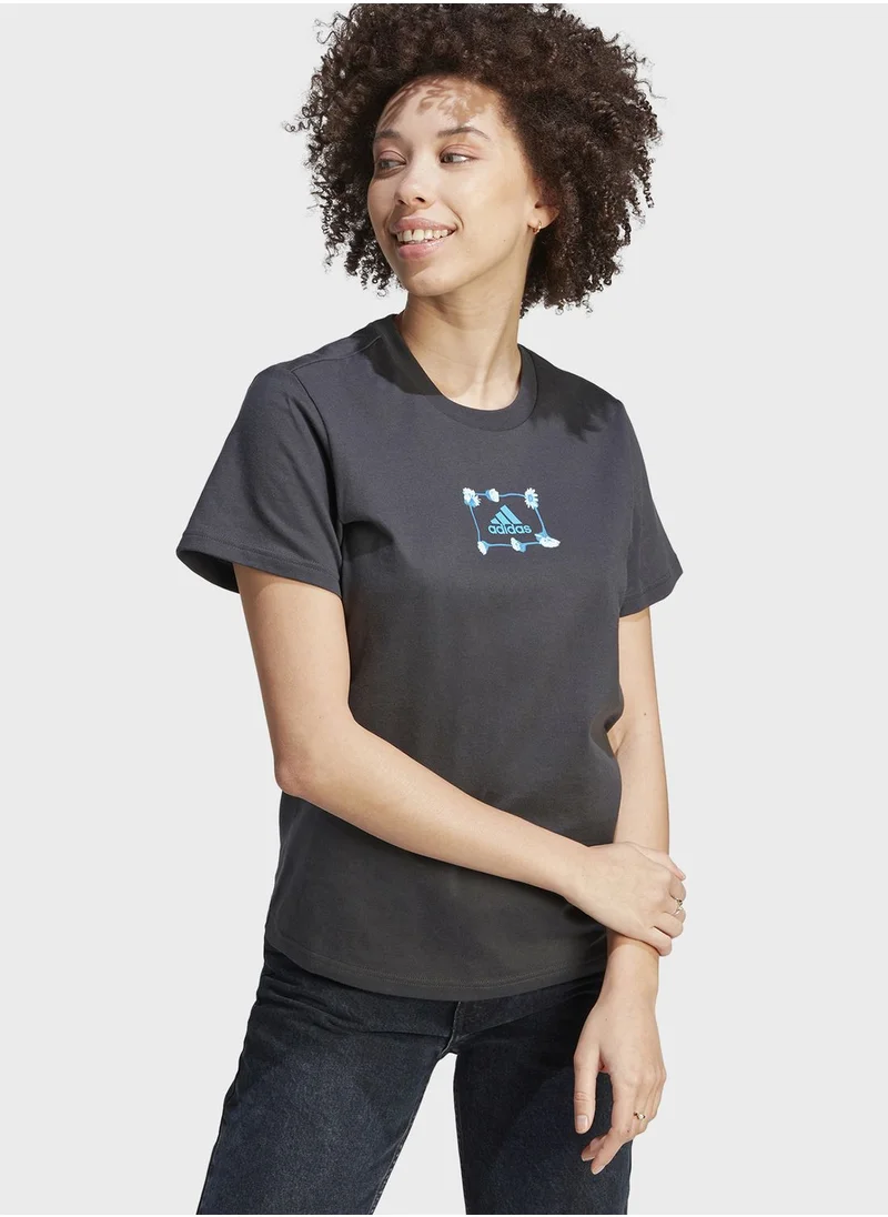 Adidas Photo Logo Graphic T-Shirt