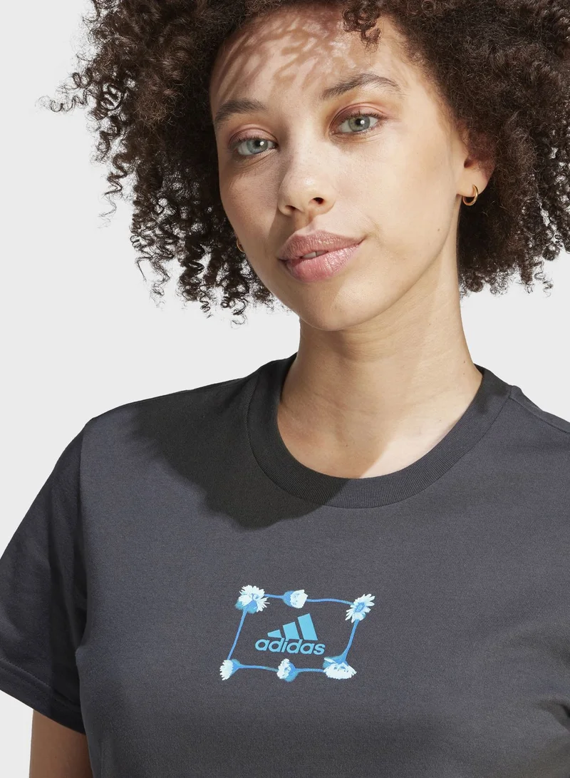 Adidas Photo Logo Graphic T-Shirt