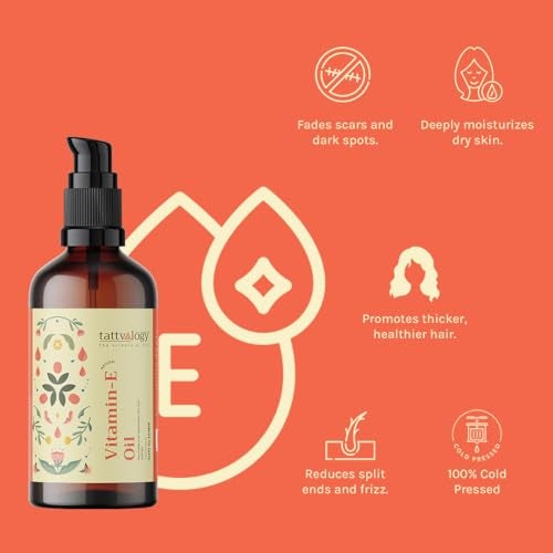 Tattvalogy Vitamin-E Oil (50ml) | Pure Vitamin-E Oil Extract | Treats Hair & Skin Issues | Makes Soft, Supple and Silky Skin | Natural Preservative for your DIY Preparations | For both Men & Women - Image 4
