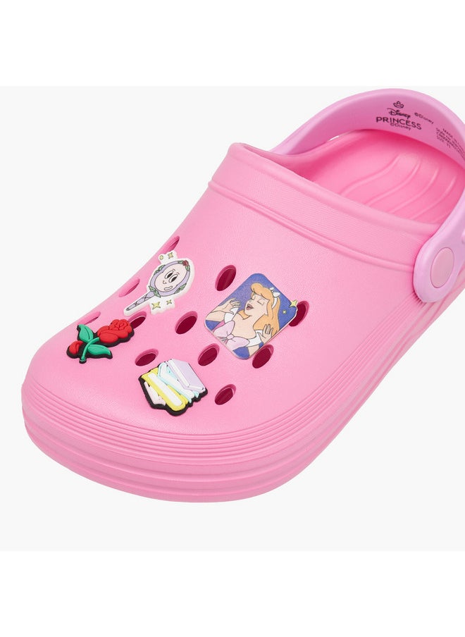 Disney Girls Princess Slip-On Clogs  - Image 4