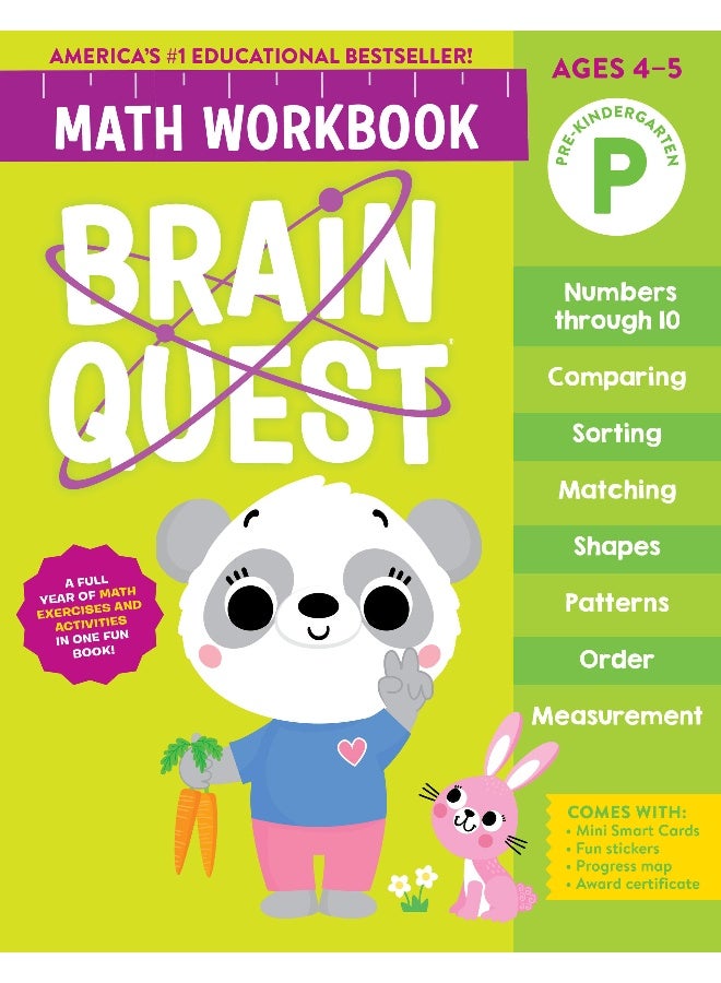 Brain Quest Math Workbook: Pre-Kindergarten