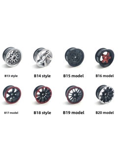 1/10 Flat Running Tire Flat Running Change Tension Tire Diameter 66 MmHSP94122/94123 RV Racing Grip Tire-Color:With B Wheel Hub, Note The Style