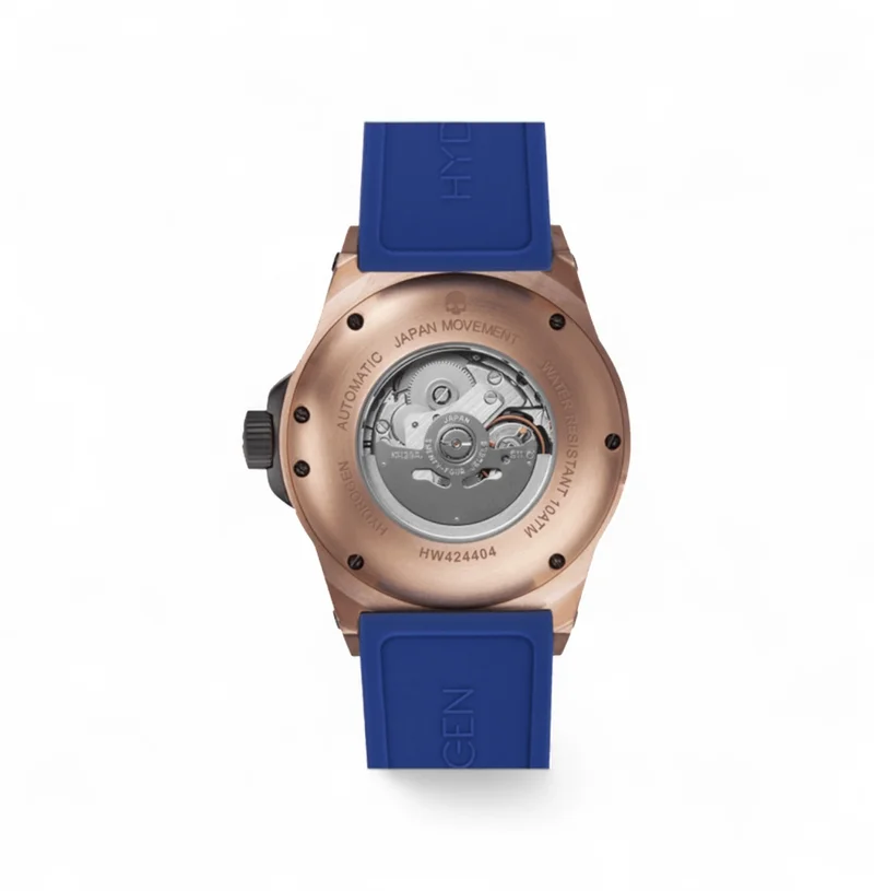 Hydrogen Watch Hydrogren Vento Rose Gold-Blue Watch