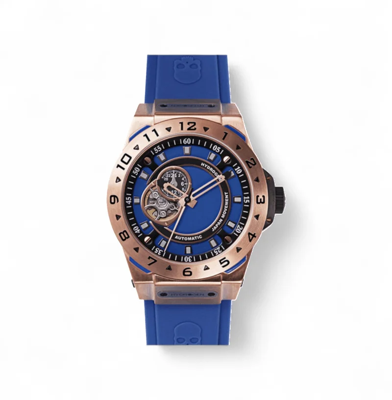 Hydrogren Vento Rose Gold-Blue Watch