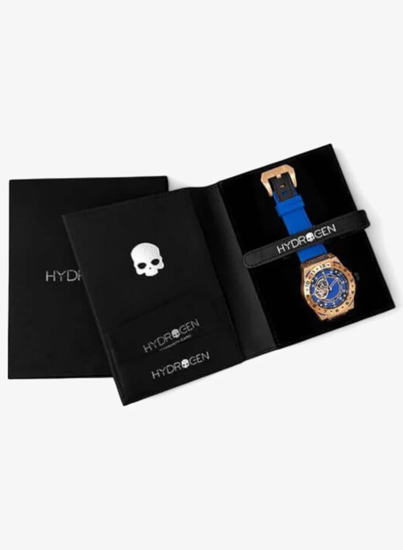 Hydrogen Watch Black/Blue Automatic Vento Rose Gold-Blue Watch for Men | Best Price UAE