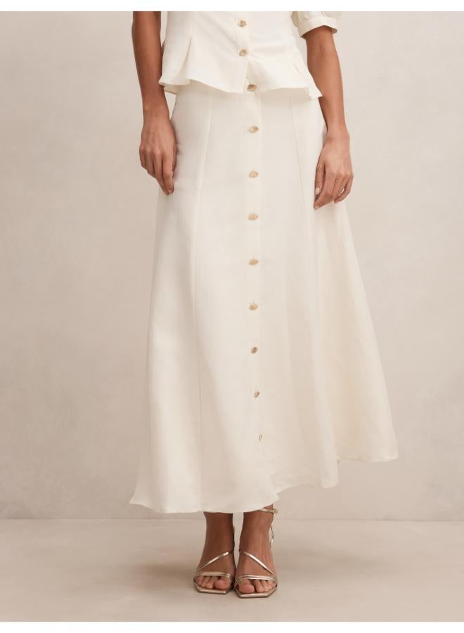 forever new Foster Button Maxi Skirt - Image 1