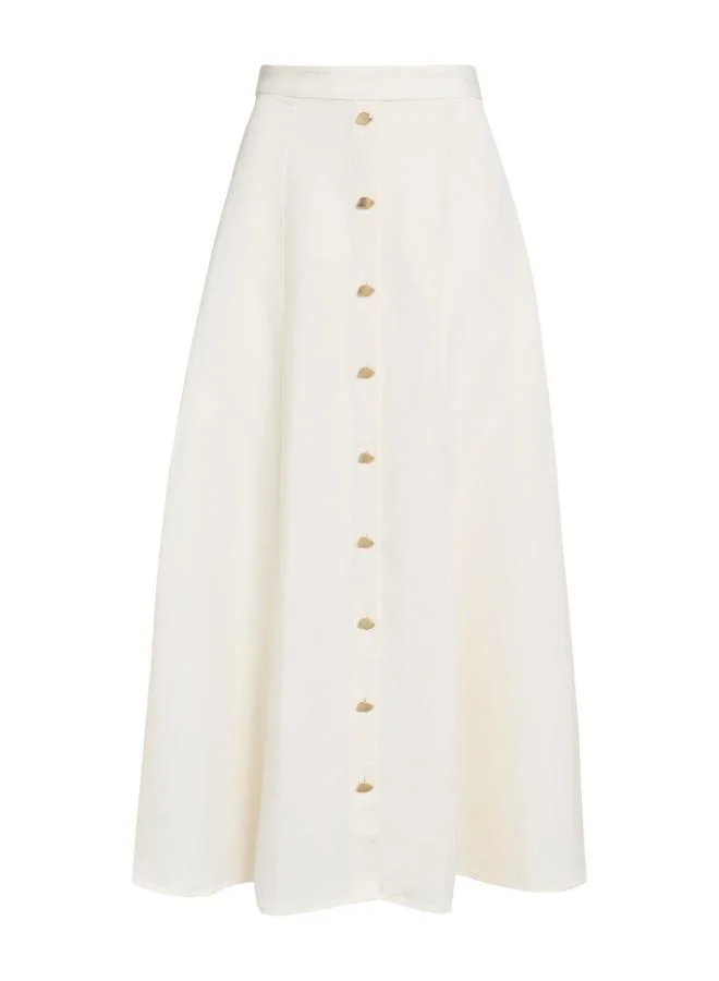 Forever New  Foster Button Maxi Skirt for Women | Best Price UAE
