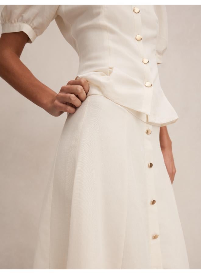 forever new Foster Button Maxi Skirt - Image 4