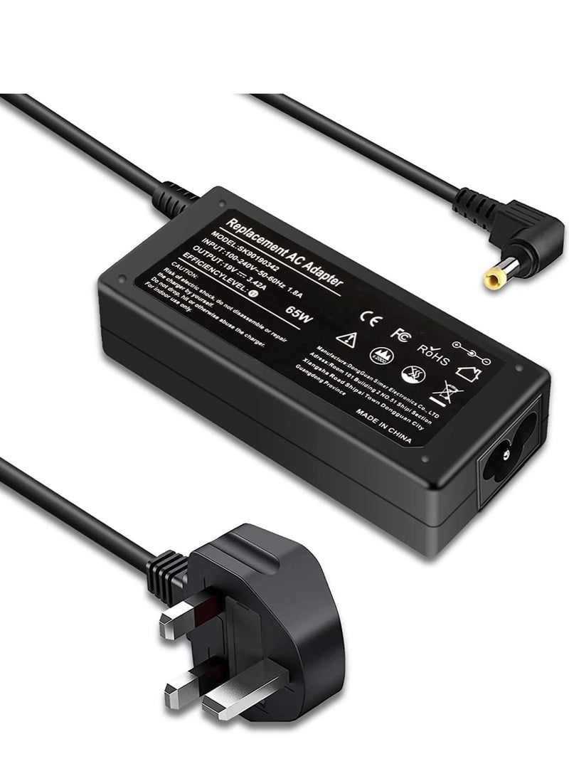 NTECH 45W 65W Asus Laptop Charger for Asus Laptop Power Cord,Asus Notebook PC Charger X54C X401 X501 X550 X551 X552 X555 X751 K50 K52 K53 K55 Charger Power Supply Cord 5.5 x 2.5mm - Image 1