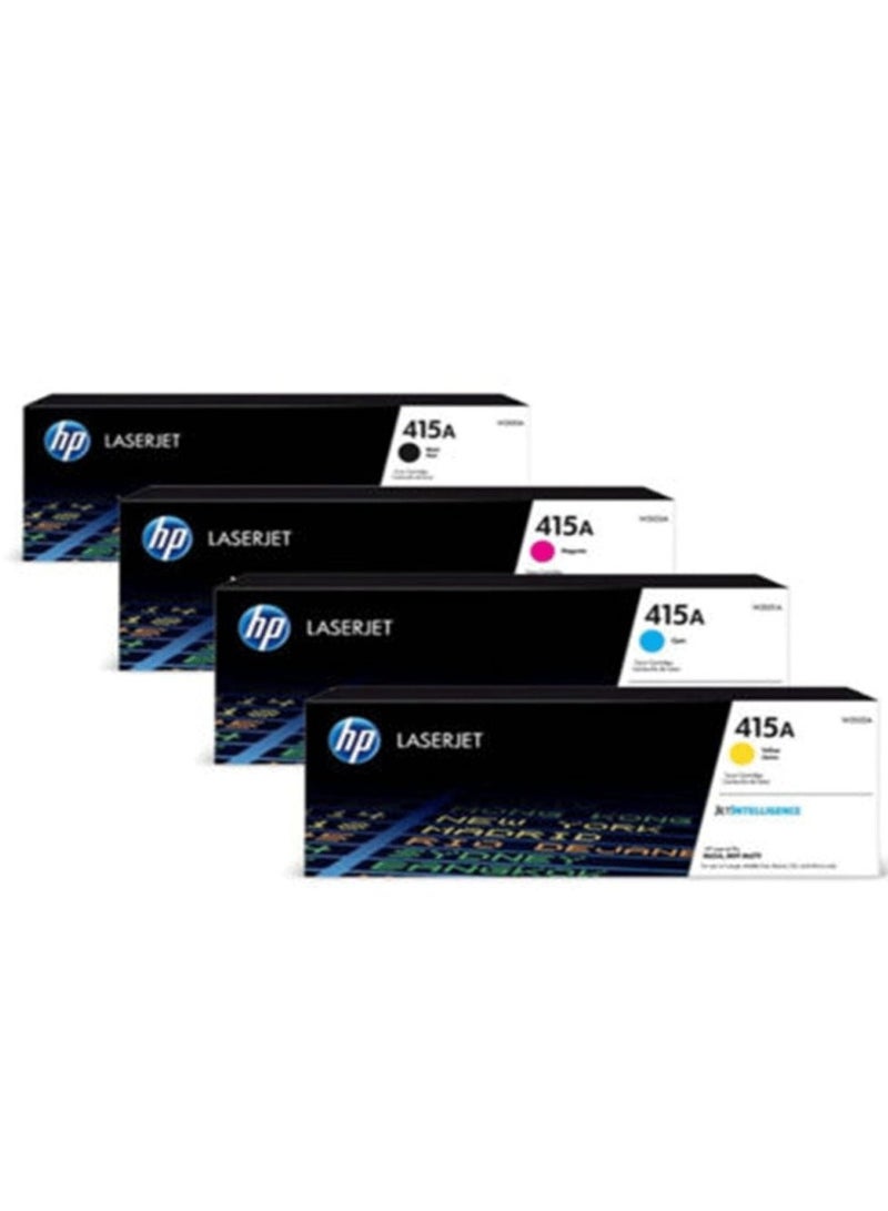 Hpe HP  415A Color  set toner Original  LaserJet Pro (M455dn.M480f.M454dn.M454dw.M479fdn.M479fdn.M479fdw.-) Black, Cyan, Magenta, Yellow - Image 1