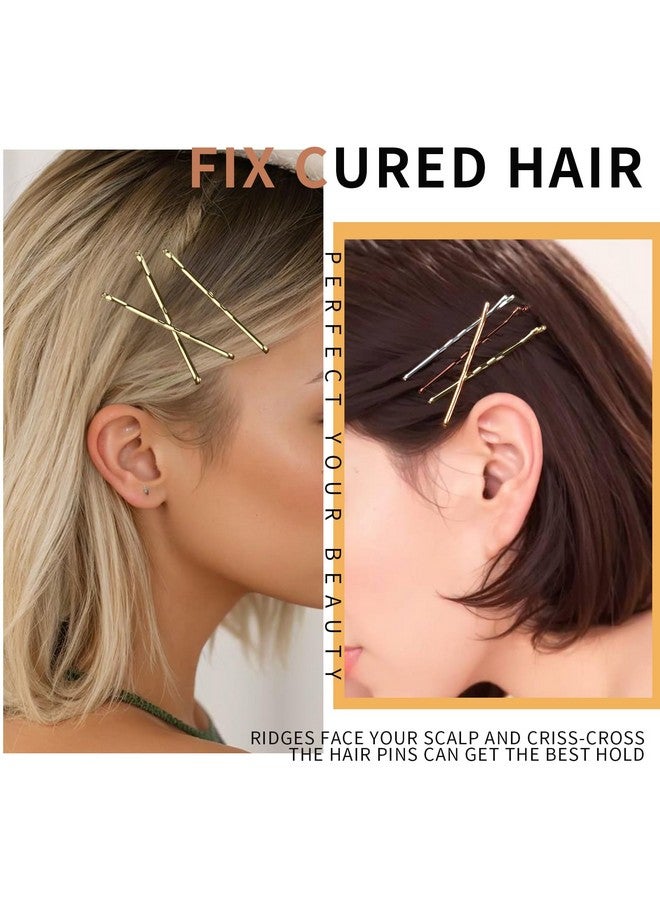 تينيتور دبابيس بوبي 250 عدد دبابيس بوبي بني للنساء والفتيات 2 بوصة دبابيس بوبي أسود أشقر بني فضي دبابيس شعر بوبي دبابيس شعر أشقر مع صندوق تخزين دبابيس بوبي تثبيت آمن - Image 4