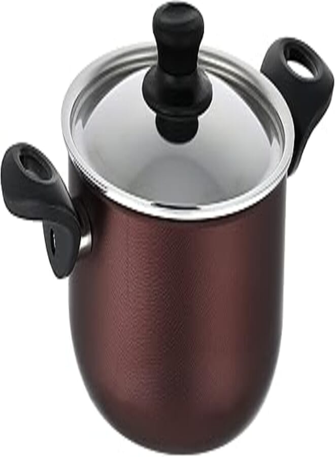 Trueval stew pot dark red size 20 cm