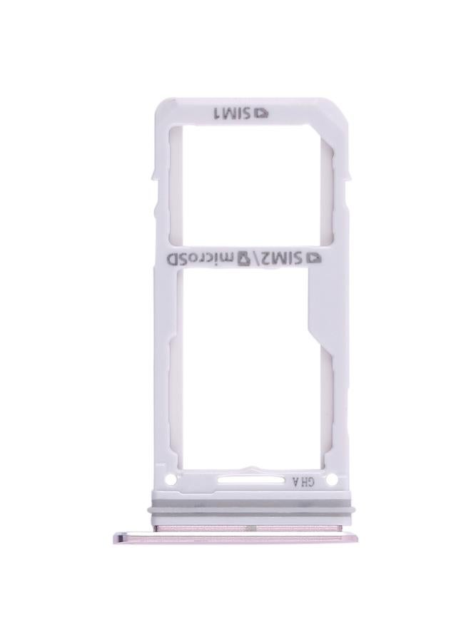 erorex For Galaxy S8 / S8+ 2 SIM Card Tray / Micro SD Card Tray (Pink) - Image 2