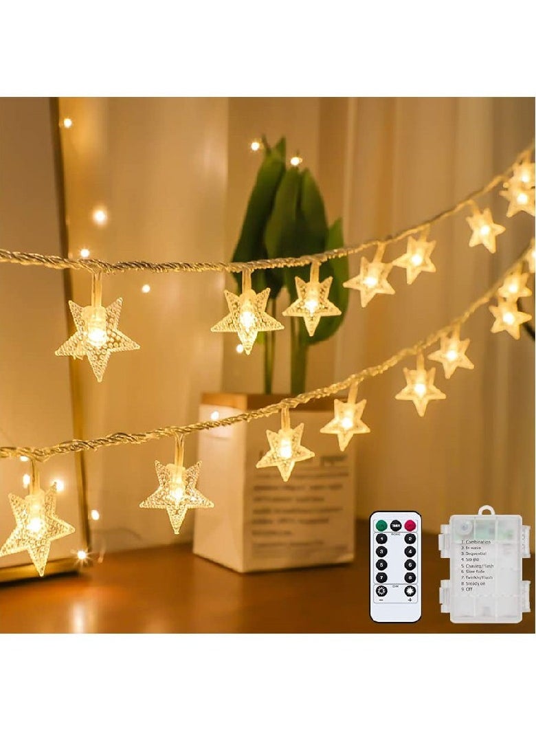 Generic - Starlight Warm Color LED Decorative Light String 10m 100 Lights [USB Type + Remote Control] - Image 1